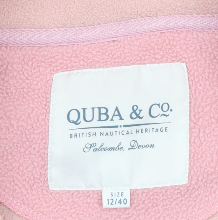 Womens UK Size 12 Quba & Co Pink Pullover Sweatshirt