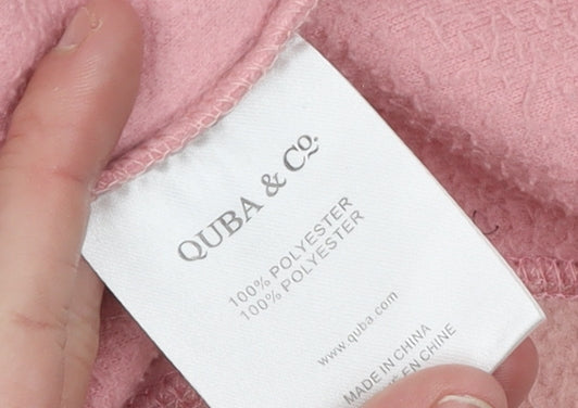 Womens UK Size 12 Quba & Co Pink Pullover Sweatshirt