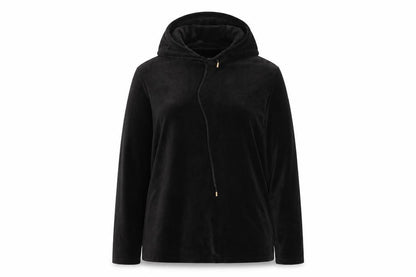 Womens UK Size 16 Dorothy Perkins Black Pullover Hoodie