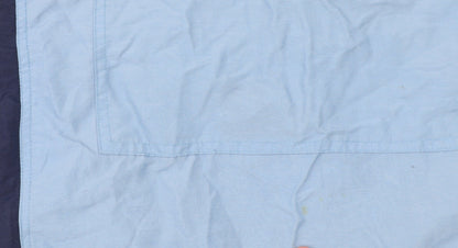 Pod Boys Blue Colourblock Hooded Nylon Anorak Jacket Size 12 Years