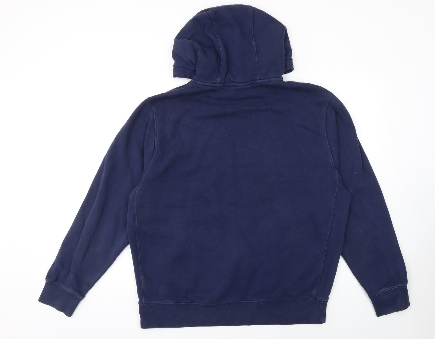 Mens UK Size L Nike Blue Pullover Hoodie