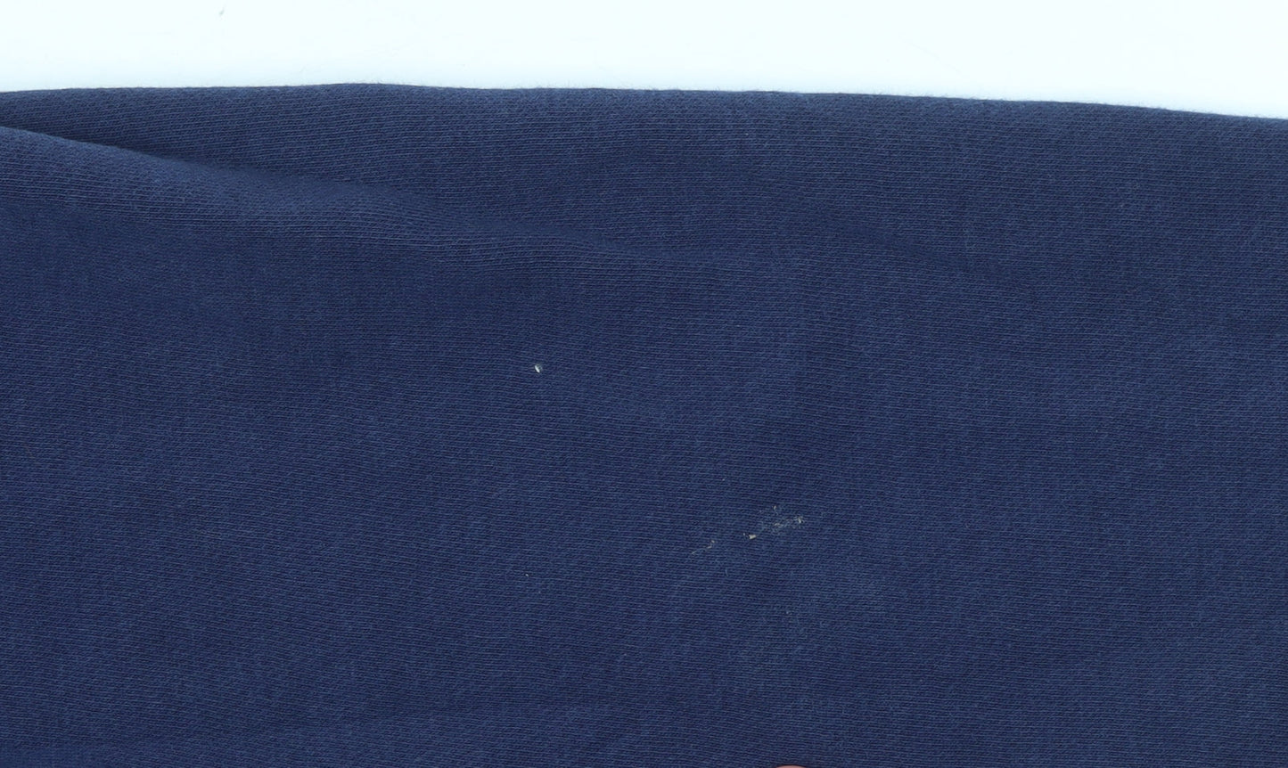 Mens UK Size L Nike Blue Pullover Hoodie