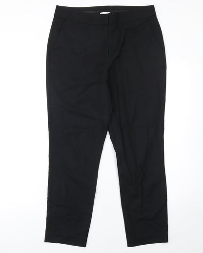 Womens UK Size 10 Witchery Slim Fit BusinessCasualWorkwear Black Trousers
