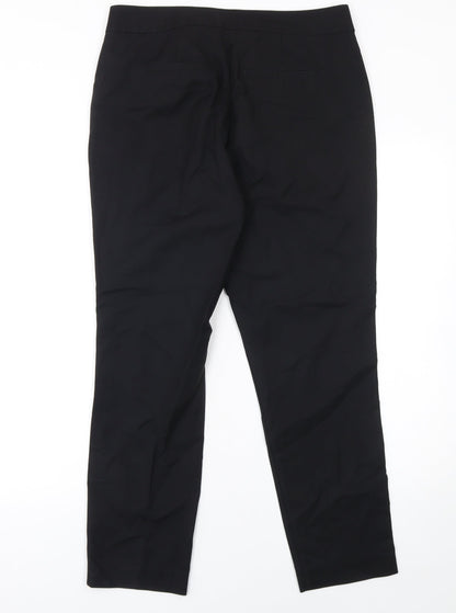 Womens UK Size 10 Witchery Slim Fit BusinessCasualWorkwear Black Trousers