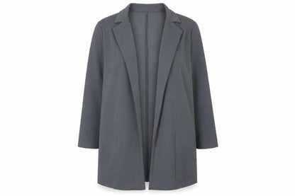 Womens UK Size 18 Yours Plus Grey Blazer