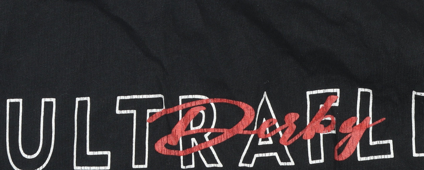 Ultraflex Men’s Black 3XL Graphic Print Cotton T-Shirt