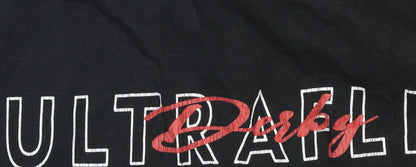 Ultraflex Men’s Black 3XL Graphic Print Cotton T-Shirt