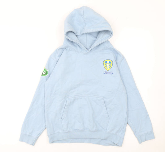 Boys UK Size 9-11 Years Just Hoods Blue Pullover Hoodie
