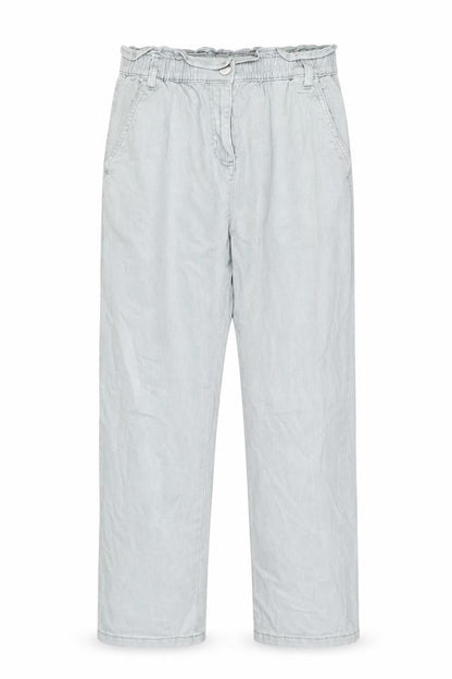 Womens UK Size 8 Matalan Regular Fit Paperbag Grey Jeans