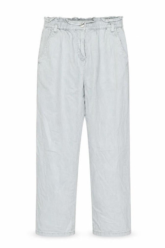 Womens UK Size 8 Matalan Regular Fit Paperbag Grey Jeans