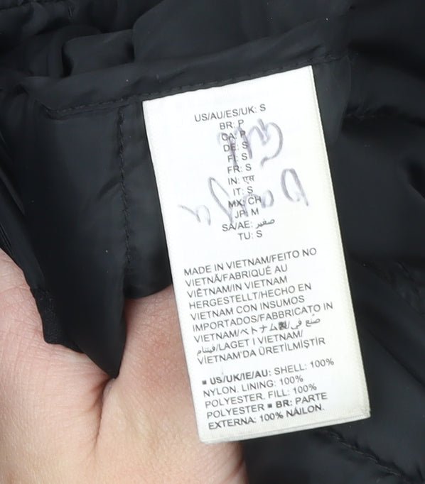 Amazon Essentials Men's Black Puffer Jacket Small Hooded Lightweight Winter Coat