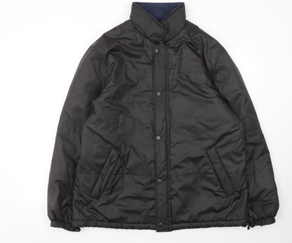 Mens UK Size 52 Melka Black Puffer Jacket