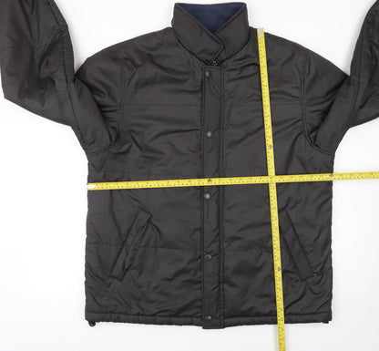 Mens UK Size 52 Melka Black Puffer Jacket