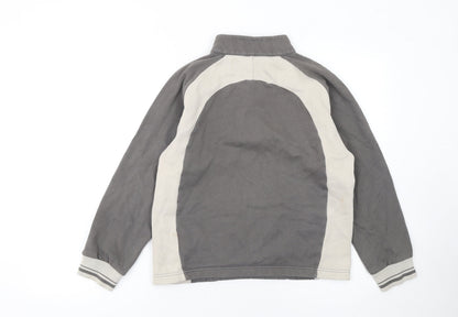 Nike Boys Grey 10-12 Years 1/4 Zip Golf Fleece Sweatshirt