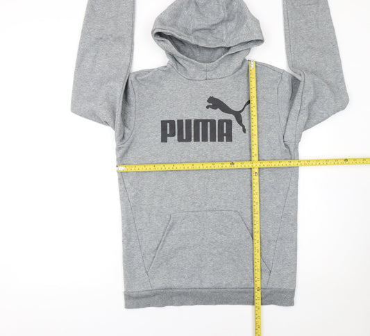 Boys UK Size 16-15-16 Years PUMA Grey Pullover Hoodie