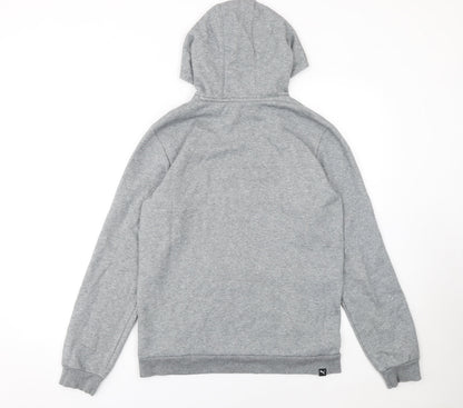 Boys UK Size 16-15-16 Years PUMA Grey Pullover Hoodie