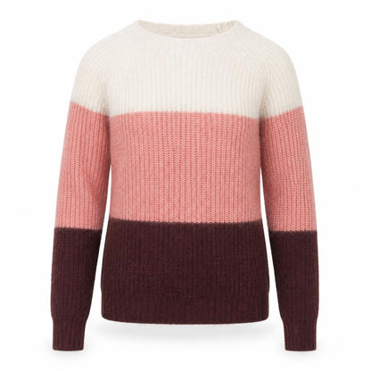 FatFace Women's Multicoloured Wool Blend Chunky Knit Jumper Size 6