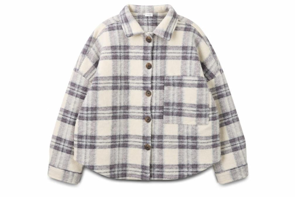 Girls UK Size 10 Years NEXT Beige Shirt Jacket