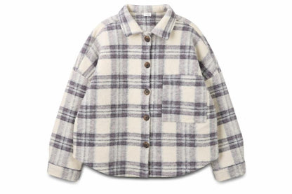 Girls UK Size 10 Years NEXT Beige Shirt Jacket