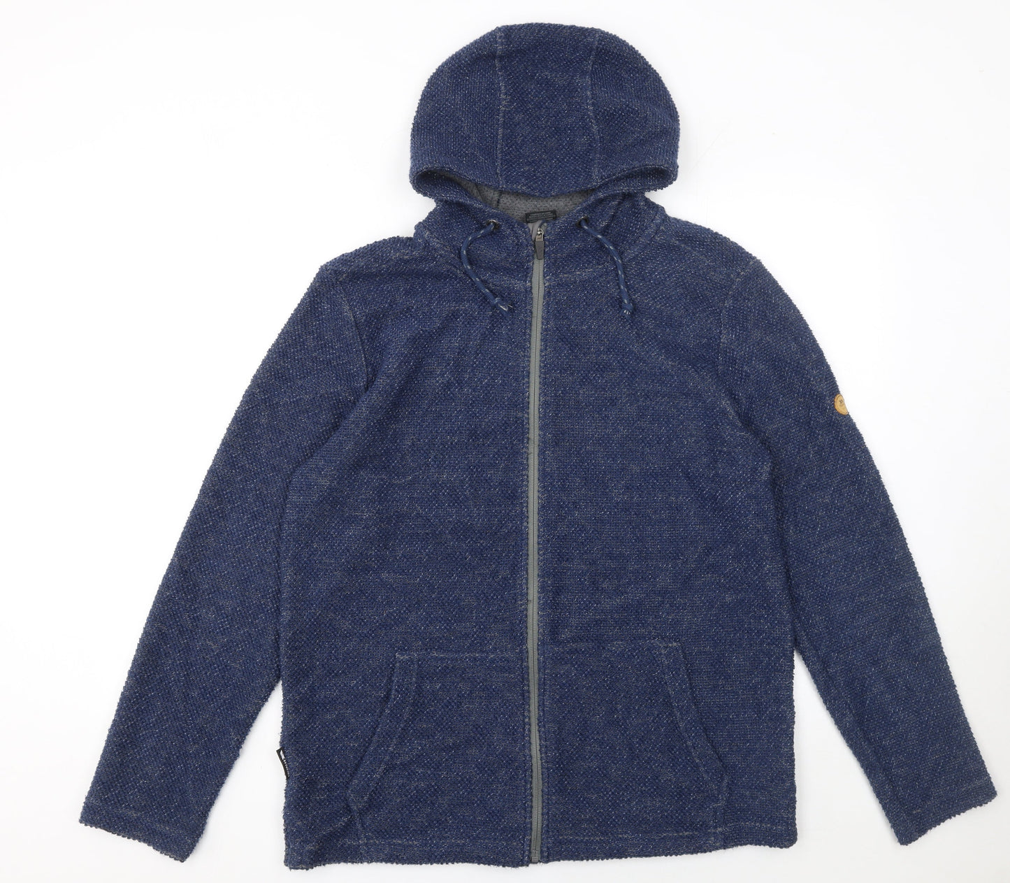 Mens UK Size S Trespass Blue Full Zip Hoodie