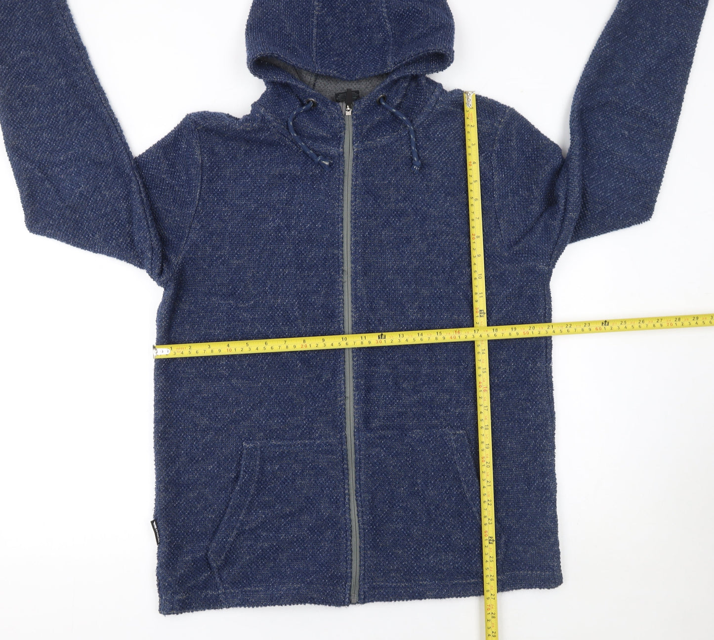 Mens UK Size S Trespass Blue Full Zip Hoodie