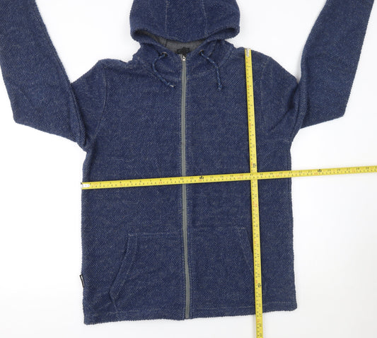 Mens UK Size S Trespass Blue Full Zip Hoodie