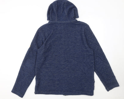 Mens UK Size S Trespass Blue Full Zip Hoodie