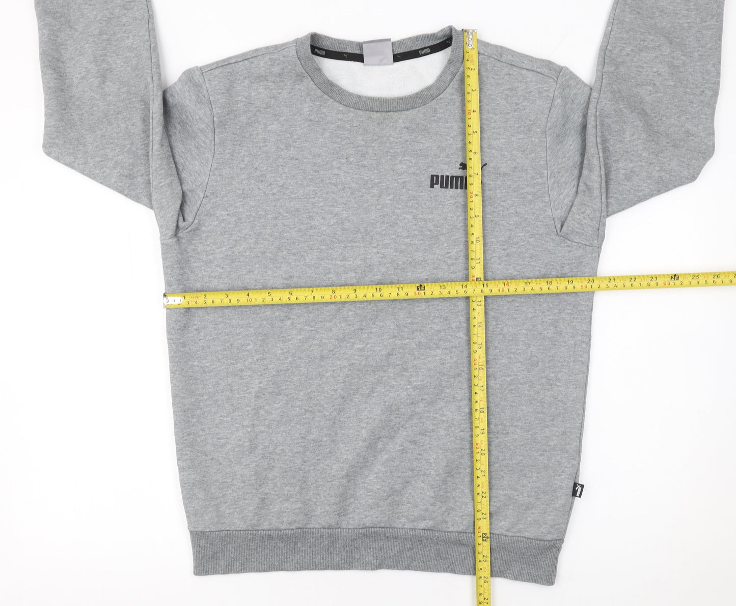 Mens UK Size S PUMA Grey Pullover Sweatshirt