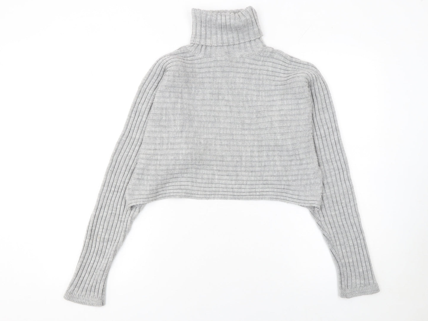 Womens UK Size M New Look Grey Pullover Jumper