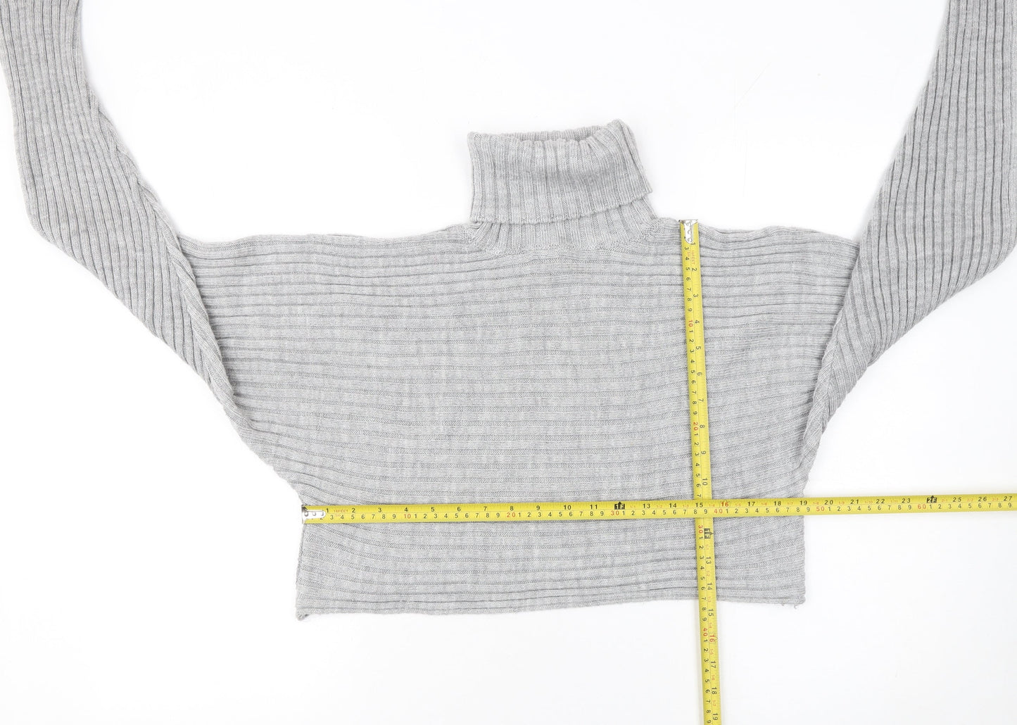 Womens UK Size M New Look Grey Pullover Jumper