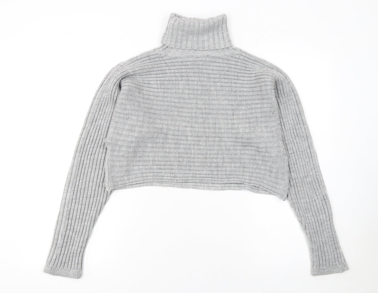 Womens UK Size M New Look Grey Pullover Jumper