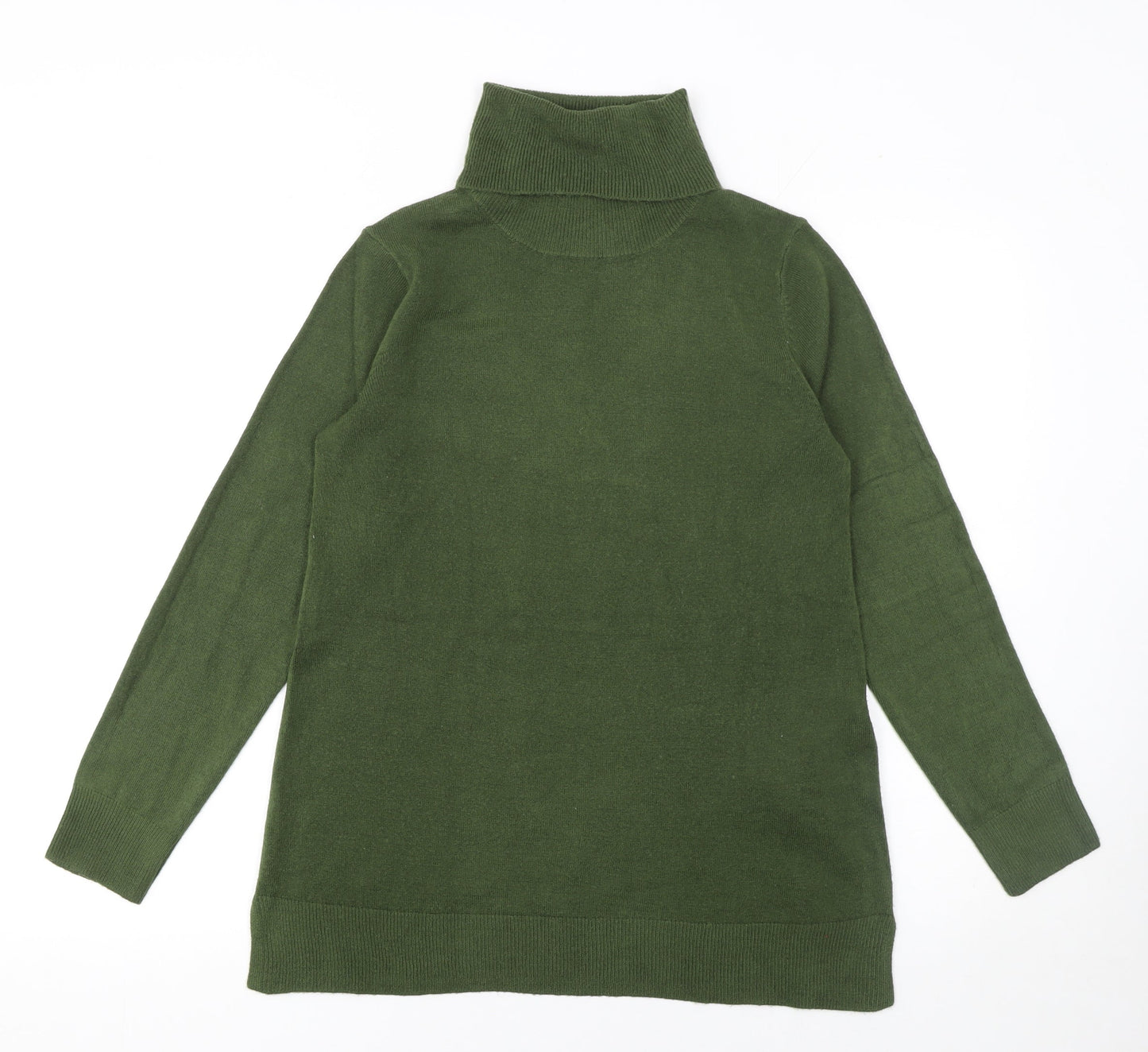Womens UK Size S Cortefiel Green Pullover Jumper