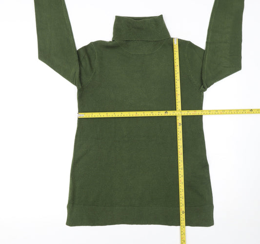 Womens UK Size S Cortefiel Green Pullover Jumper