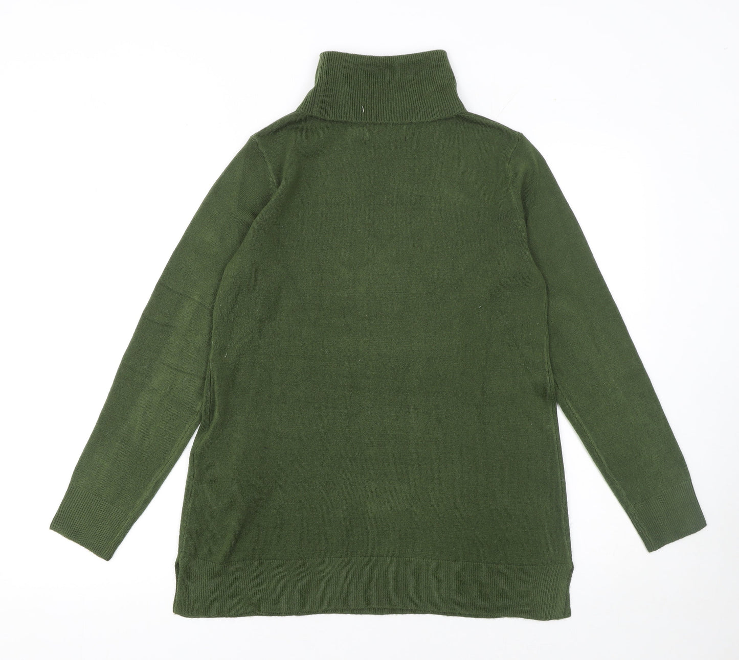 Womens UK Size S Cortefiel Green Pullover Jumper