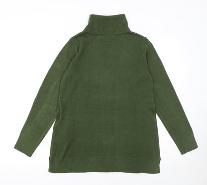 Womens UK Size S Cortefiel Green Pullover Jumper