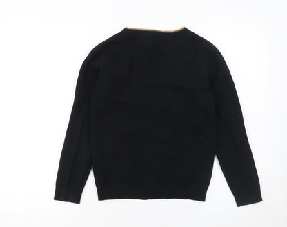 Boys UK Size 9 Years NEXT Black Cardigan Jumper