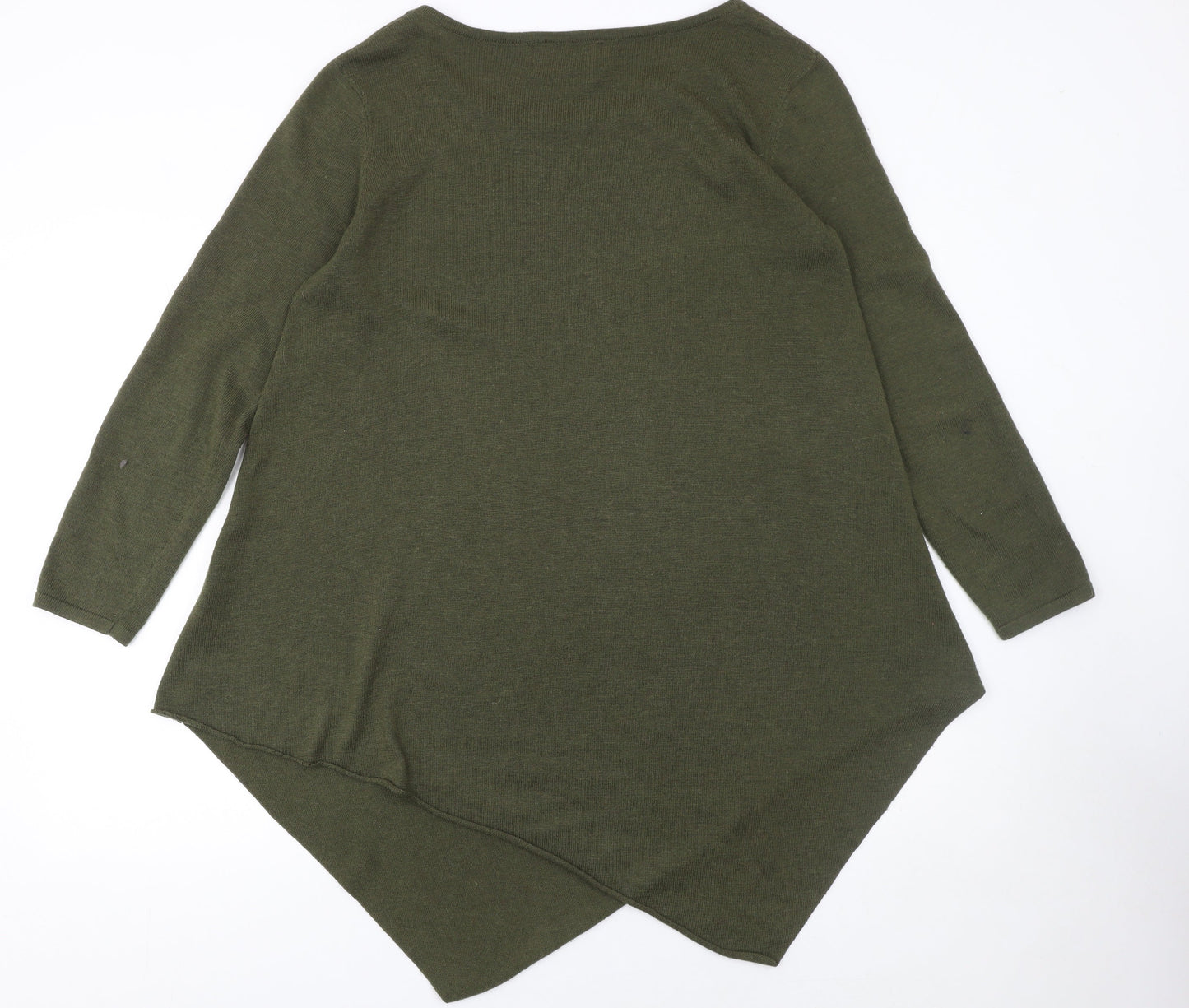 Womens UK Size S Ginger Toby Green Pullover Jumper