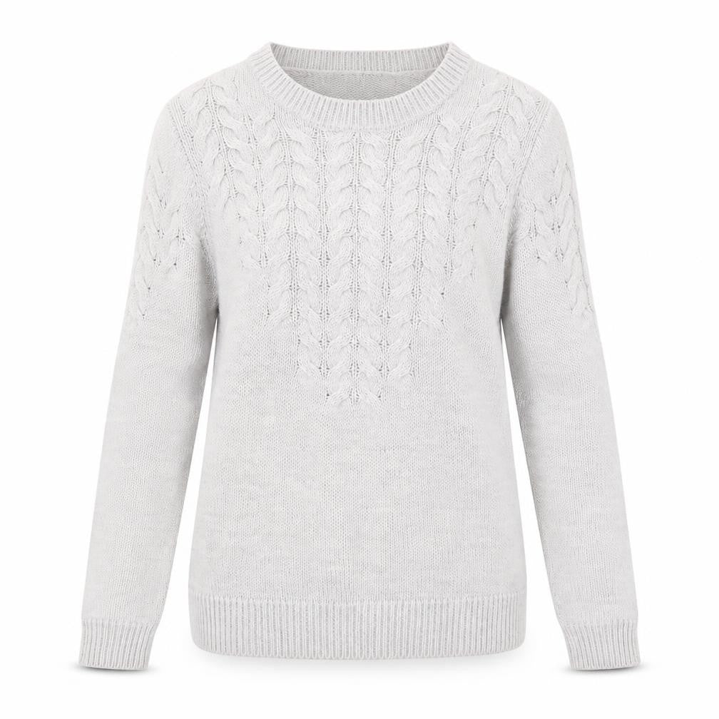 Womens UK Size 8 Pied A Terre Grey Pullover Jumper