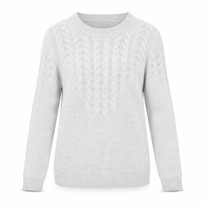 Womens UK Size 8 Pied A Terre Grey Pullover Jumper