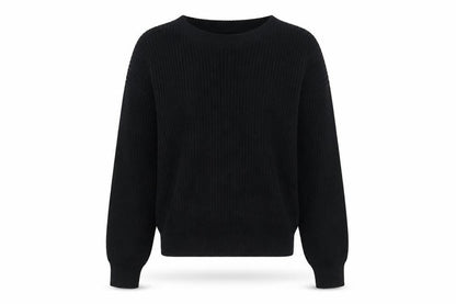Womens UK Size M Boohoo Black Pullover Jumper