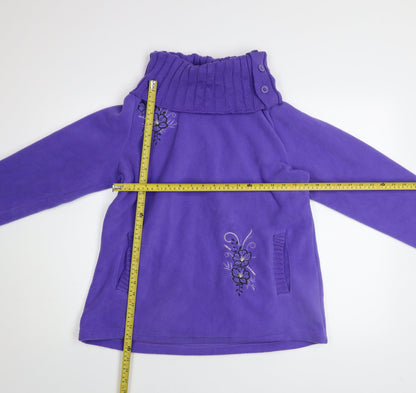 Womens UK Size 12-14 Atlas For Women Purple Pullover Sweatshirt