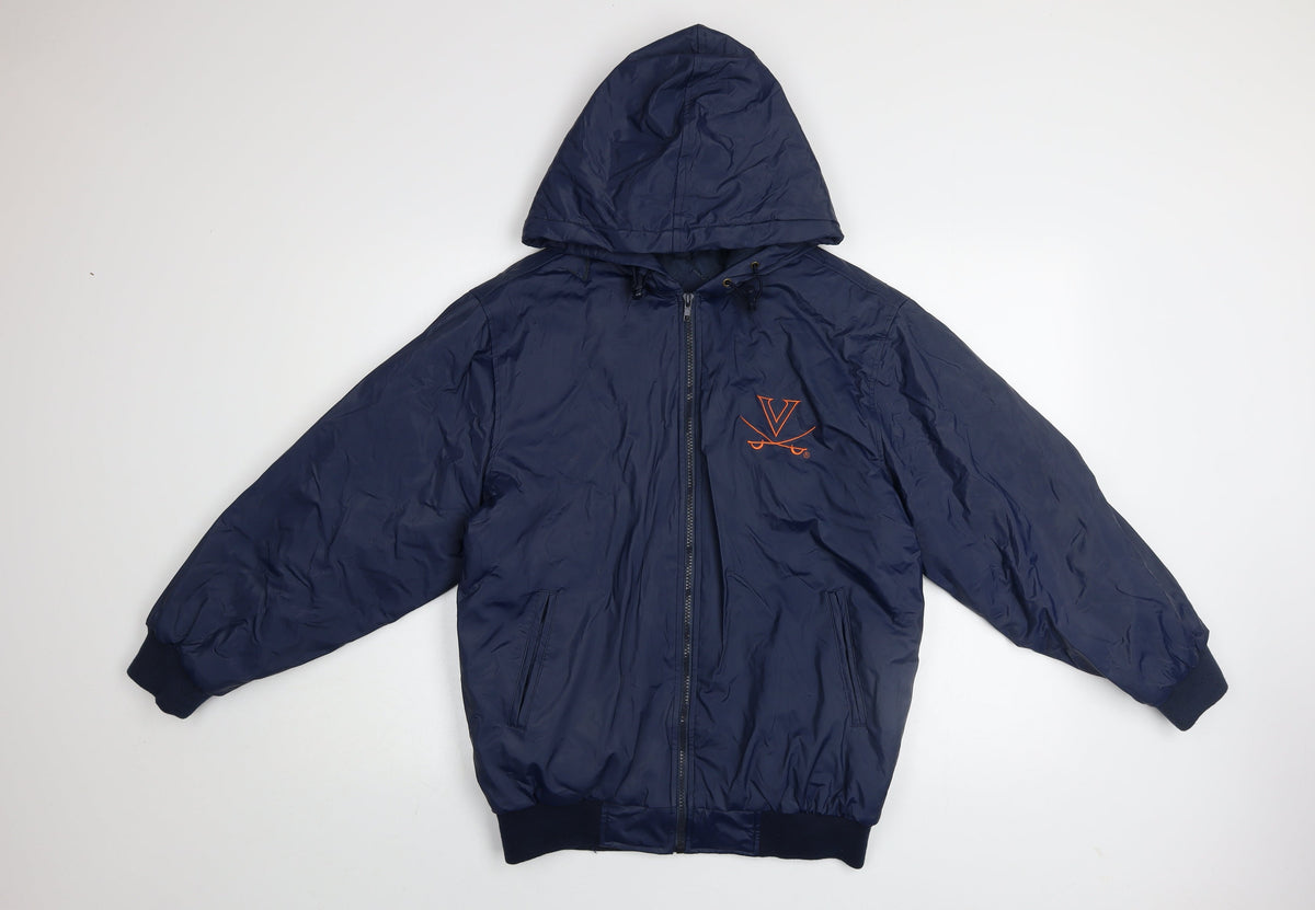 Mens UK Size S Steve & Barry's Blue Bomber Jacket