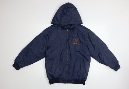 Mens UK Size S Steve & Barry's Blue Bomber Jacket