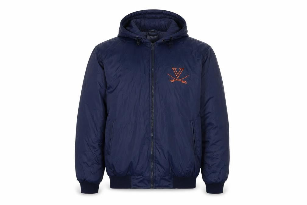 Mens UK Size S Steve & Barry's Blue Bomber Jacket