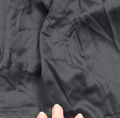 Zorbé Womens Black Size 8 Midi Bubble Hem Skirt Formal Party