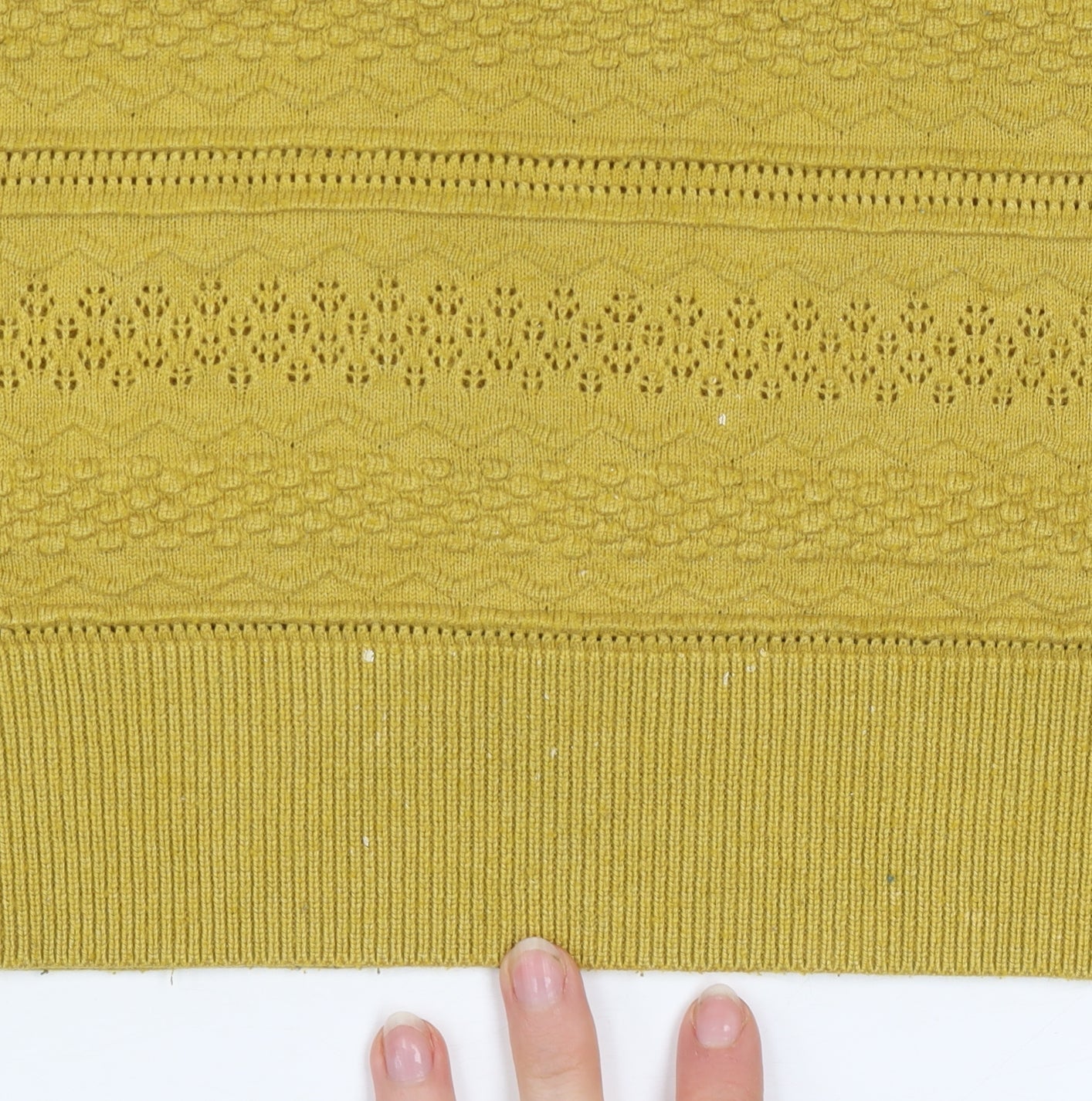 Womens UK Size 12 Warehouse Yellow Pullover Jumper