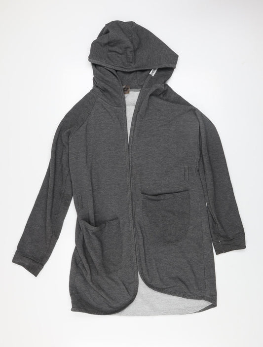 Womens UK Size S Gymshark Grey Cardigan Jumper