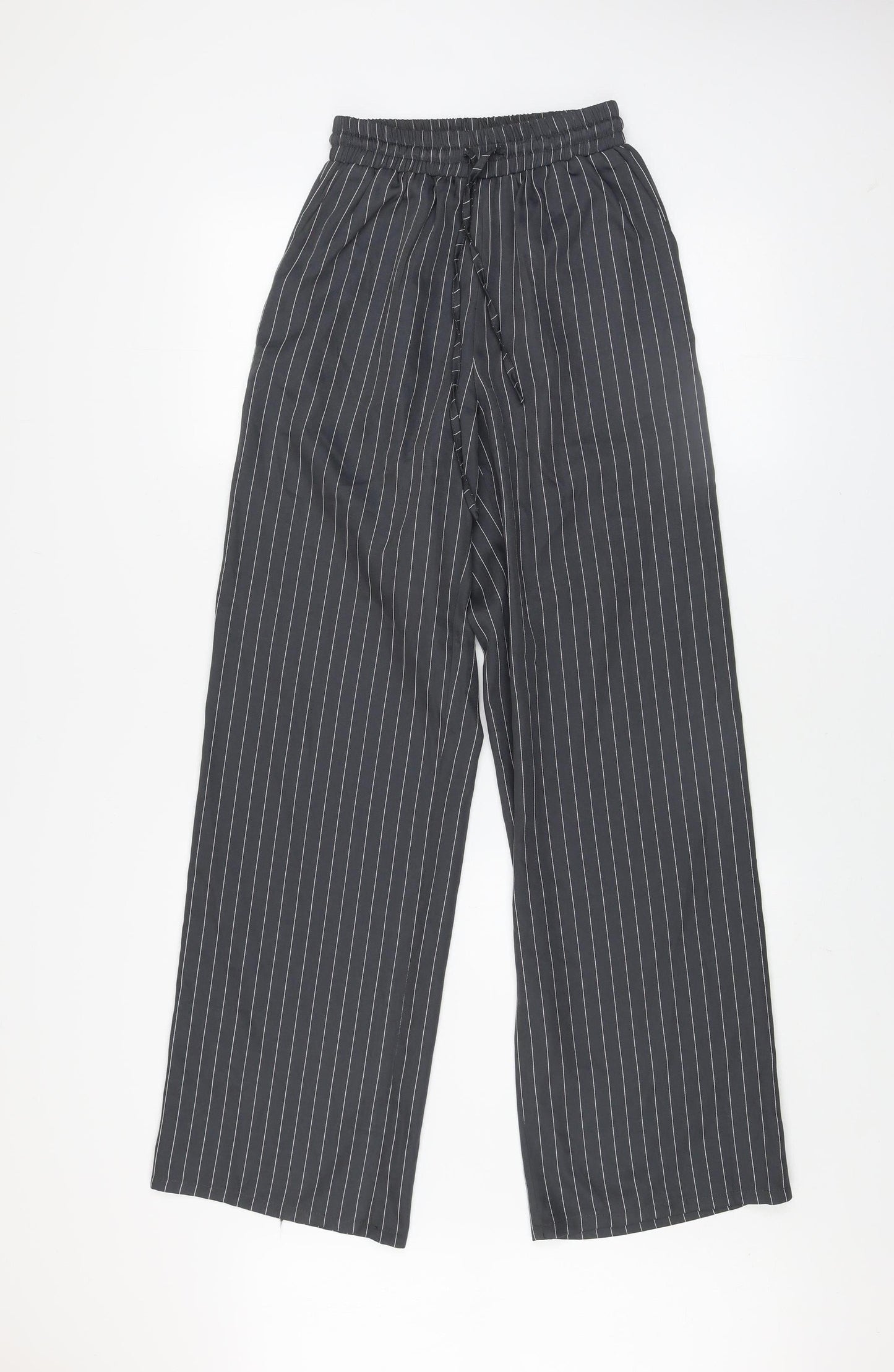Womens UK Size XS Saint Genies Relaxed Fit CasualWorkwearTravel Black Trousers