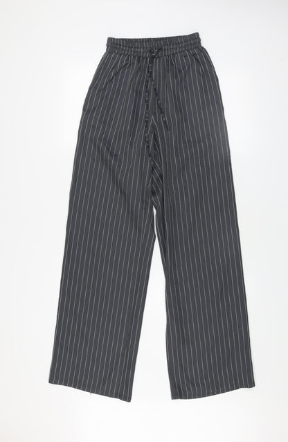 Womens UK Size XS Saint Genies Relaxed Fit CasualWorkwearTravel Black Trousers