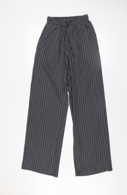 Womens UK Size XS Saint Genies Relaxed Fit CasualWorkwearTravel Black Trousers
